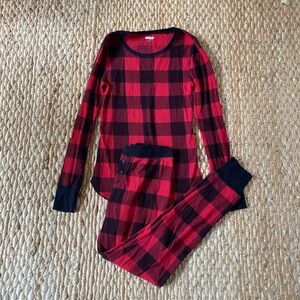 Old Navy Buffalo Plaid Waffle Pajamas